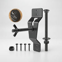 Spare Tire Carrier Bracket Wall-Mounted Spare Tire Carrier Bolt-on Steel for Enclosed Trailers, Garages