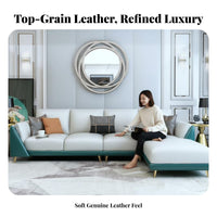 Corner Couch with Chaise Light Luxury Design Corner Configurationd configurable Lounger Modern design Sectional Sofa for Homeowners, duos, Living Room, Home, Lounging