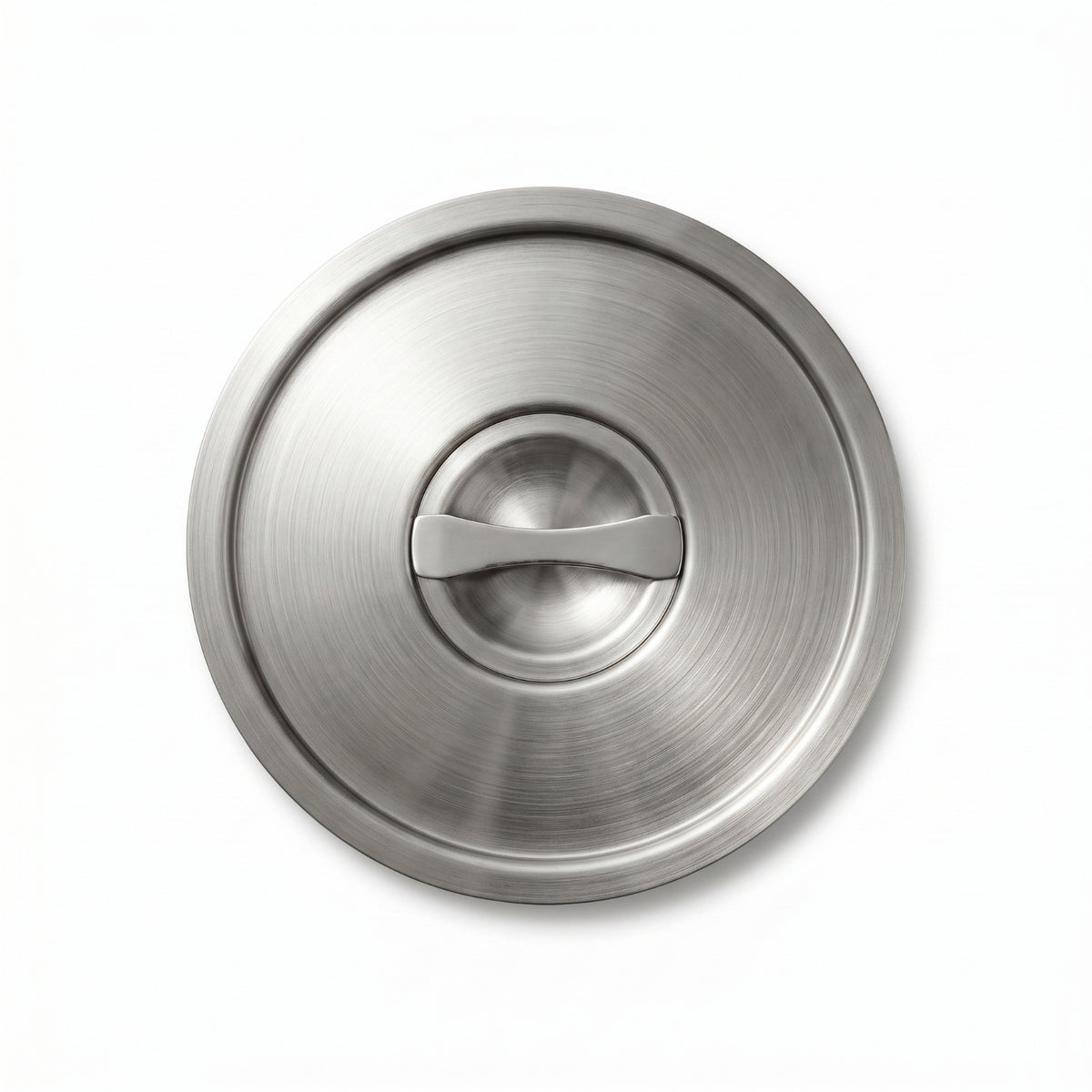 Round Pot Lid with Handle Shallow Dome Stainless Steel Lid Long-Lasting Pan Lid Replacement for Home Cooks