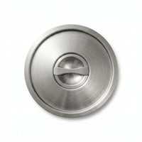 Round Pot Lid with Handle Shallow Dome Stainless Steel Lid Long-Lasting Pan Lid Replacement for Home Cooks