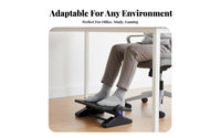 Improves Posture Adjustable Under-Desk Footrest Non-Slip Surface Massaging Foot Platform Sturdy Construction Erand Proceednomic Aid Portable for Students, Children, Distant Workers, Study Room, Home, Gaming, Travel