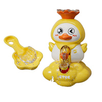 Colorful Rotating Duck Bath Toy Interactive Bath Water Wheel Educational Duck Slide Toy Safe for Toddlers, Kids, Babies, Bathroom