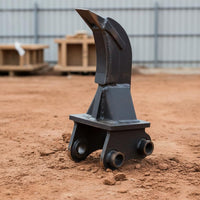 Mini Digger Scarifier Heavy Duty Mini Digger Ground Splitter Anti Backhoe Scarifier for Landscapers, Farmers, Roadwork