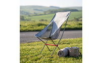 Folding Camping Chair Compact Camping Chair Non-Slip Furniture for , Beach, Barbecue