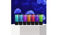 Jellyfish Lamp LED Jellyfish Night Light Tabletop Aquarium Lamp for Kids, Bedroom, Desk