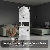 creature shape partitionline Pegboard Screen Installation Pegboard Room Divider Minimalist and look Freestanding Furniture for Renters, Entryway, Bedroom, Office