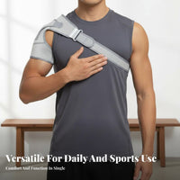Shoulder Brace Hot/Cold Treatment Compatible Adjustable Shoulder Support