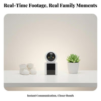 Visual Call Camera with Screen Interactive Audio Smart Baby Monitor Single Press Call Camera Observation Equipment