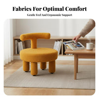 Sheep-Shaped Ottoman With Backrest Accent Furniture Nordic design Soft Upholstery for Homeowners, Interior Designers, Nursery