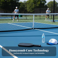 Pickleball Paddle High-Rotation Surface Carbon Fiber Pickleball Paddle Pure Carbon Fiber Racket Power and Control Large Sweet