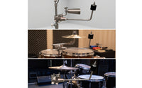 Adjustable Drum Clamp with Rod Professional Drum Hardware Clamp Long-Lasting Cymbal Extension Arm Mount Heavy-Duty for Percussionists