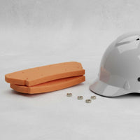 Detachable Safety Helmet Forehead Pad Anti-Friction Hard Hat Sweatband Sweat Absorbing Curved Helmet Cushion Soft Feel for Construction Workers