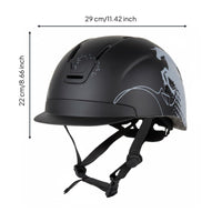 Shock Protection Horseback Riding Helmet Breathable Equestrian Helmet Lightweight Horseback Riding Hat Ventilated Design