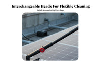 Multi-Purpose Telescopic Cleaning Brush Wet and Dry Use Extendable Pole Brush Stay Away from the Ladder Wall Washing Mop Soft Bristles for Shop Owners, Homeowners, Cleaners, Storefronts, High Walls, Outdoor, Ceilings