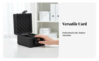 Graded Card Storage Case Lockable PSA Card Carrying Case Portable Foam Padded Interior for Hobbyists