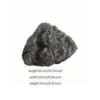 Faux Stone Natural-Looking Artificial Rock Fake Rock Realistic Artificial Boulder Textured for Landscape Decoration, Terrarium