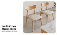 Comfortable padding Upholstered Side Chair Modern aesthetic Dining Seat Minimalist Design Home Furniture Sturdy long-lasting for Restaurant Owners, Homeowners, Interior Decorators, Kitchen, Reception Area, Living Room, Bedroom