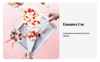 Kids Ice Cream Roll Plate Cordless Cold Plate Ice Cream Device DIY Fried Yogurt Device Fun Family Activity Easy to Use