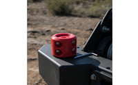 Rubber Winch Line Stopper with Hex Key Safeguarding Winch Rope Stopper Slimline Rope Line Saver Shock Absorbing for Trail Rigs