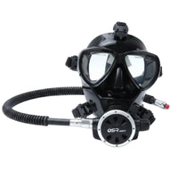 Scuba Full Facial Covering Adjustable Strap Silicone Full Facial Covering Wide View Outdoor Athletic Gear for Underwater Assistance