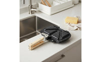 Easy to Clean Non-Stick Sandwich Press Even Heat Distribution Nonstick Toast Mold Aluminum Panini Press for Home Kitchen