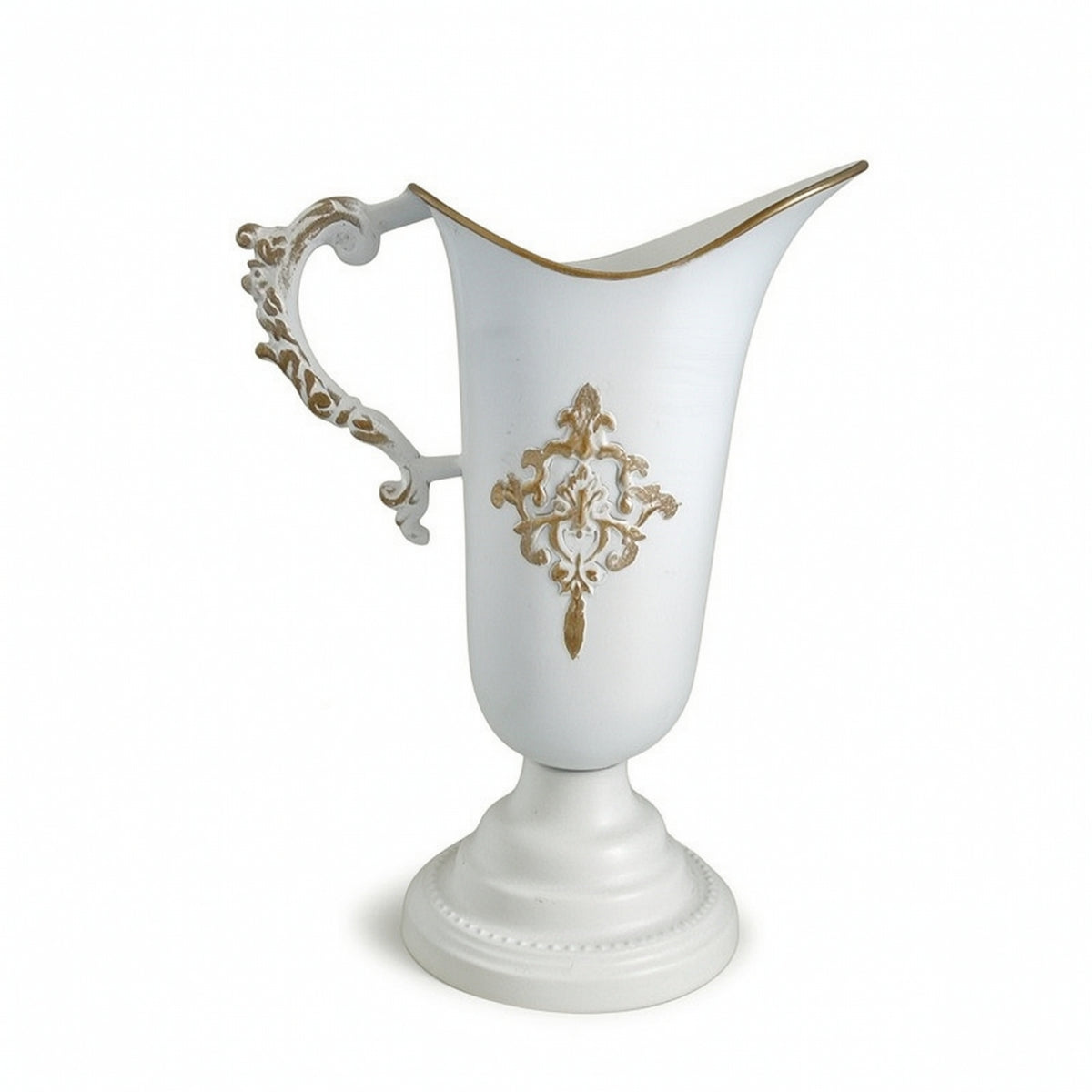 Trophy Vase Farmhouse Vase with Handles Decorative Urn for Florists, Table Centerpieces