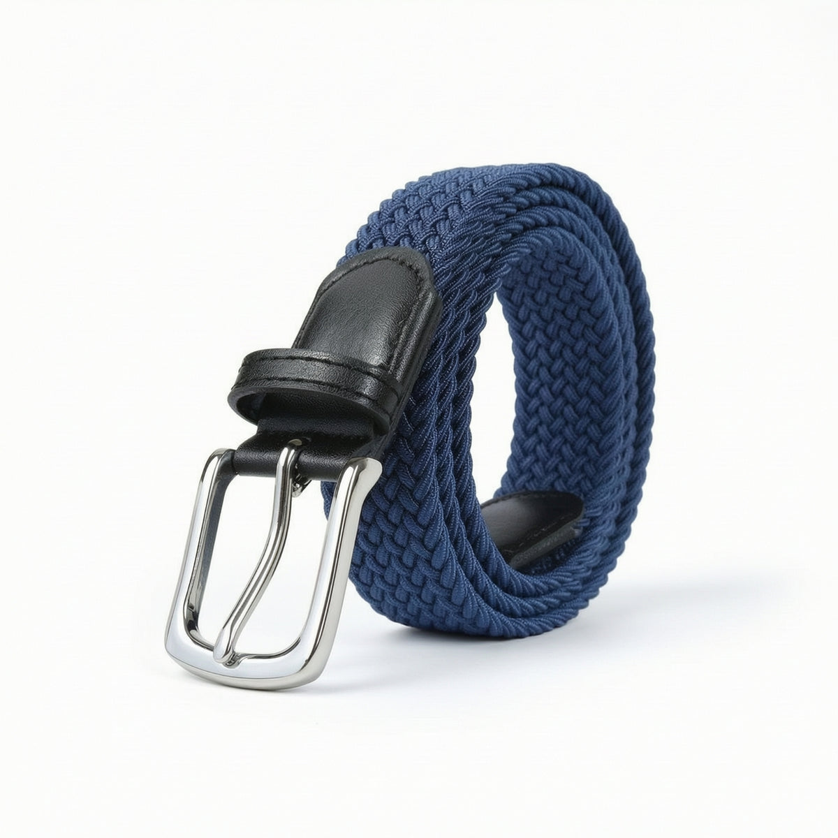 Braided Elastic Belt Casual Waistband Flexible for Daily Wear, Travel, Commuters