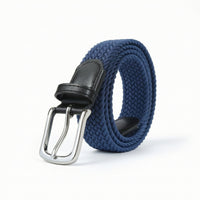 Braided Elastic Belt Casual Waistband Flexible for Daily Wear, Travel, Commuters