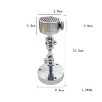 Clamping Fixture with Round Base Universal Adjustable Hand Clamp Heavy Duty Bench Vice for Engravers, Makers, Jewelry Making