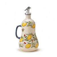 Ceramic Oil Dispenser Bottle Ergonomic Oil Dispenser with Handle Container Long-Lasting Modern for Home Cooks, Kitchen