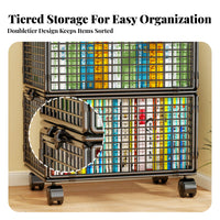 Space Saving Under Desk Book Organizer Effortless Mobility Movable Book Storage Box High Capacity Under Desk Storage Organizer Multi-Purpose for Office Workers, Home Organizers, Classroom, Study Room, Library, Bedroom