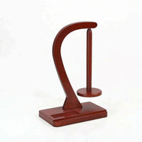 Hand-Finished Wooden Yarn Holder Polished Yarn Holder with Spindle Portable Craft Tool Compact for Crafters