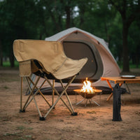 Foldable Portable Folding Chair Compact Outdoor Moon Chair Easy Setup Lightweight Fishing Stool Sturdy Frame for Artists, Fishermen, Picnic, Travel, Backyard, Barbecue