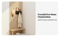 Creative Design keyboard-inspired Key Coat Hanger Space-Saving Flip-down Hook Rack Easy to Install Household Storage Retractable hangers for Homeowners, Families, Adults, Entryway, Hallway, Bedroom, Bathroom