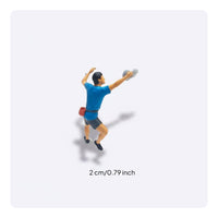 3 Pieces Fine Craftsmanship 1:64 Scale Climbing Figure Lifelike Details Climbing Figures Hand-Painted Tiny Miniature Scene People Collectible for Model Railway