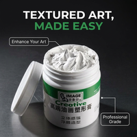Texture Paste White for Acrylic Painting, Modelling Paste for Impasto, Heavy Body Paste for 3D Effect, Art Paste for Textured Art
