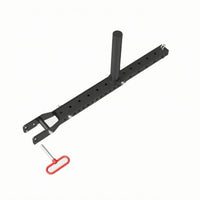 Adjustable Angle Rack-Mounted Training Bar Pin Connection Rowing Bar Forked End Strength Equipment Chain Attachment