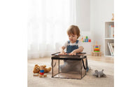 Transparent Clear Plastic Storage Box Reinforced Edges Zippered Storage Box Carry Handles Household Organizer for Shelf, Floor, Window Seat