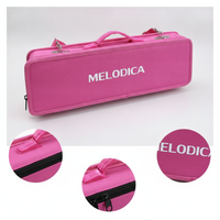 Melodica Carrying Case for 32/37 Key Instruments, EVA Hard Shell Storage Bag, Universal Fit for JDR Swan DHS Melodicas