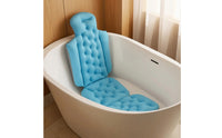 Padded Bathtub Cushion with Backrest Non-Slip Bathtub Backrest with Seat Pad Supportive Bath Mattress with Suction Cups for Adults, Home Spa