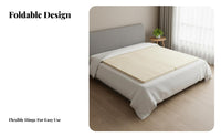 Foldable Slatted Bed Board sturdyDuty Bunkie Board Prevents Sagging Mattress Foundation for Homeowners, Children, on Base Beds, Guest Room, Dormitory