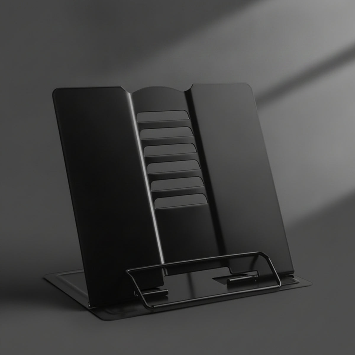 Hands-Hands-off Metal Book Stand Compact Desktop Book Holder Multi-Angle Reading Rest Sturdy for Readers, Students, Desk, Study, Home Office