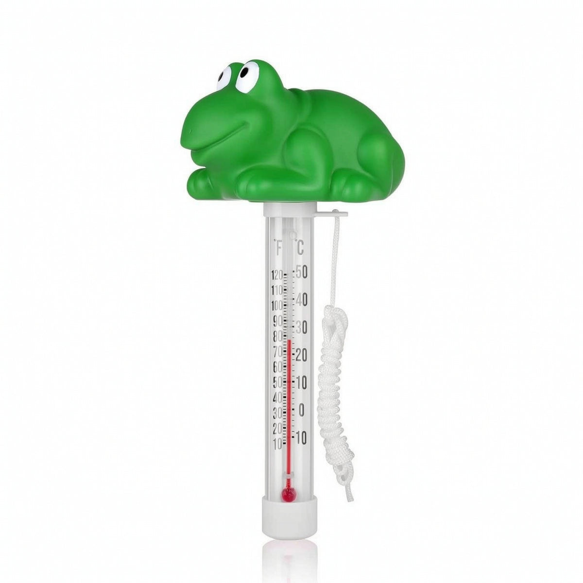 Frog Pool Thermometer Floating Pool Thermometer with Rope Preciso for Spas