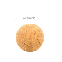 Solid Table Soccer Balls with Cork Lightweight Foosball Ball Textured Table Soccer Ball Natural for Players