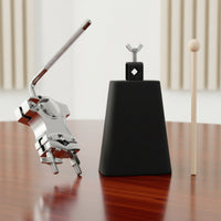 Cowbell with Clamp Adjustable Drum Cowbell Set Easy to Install Percussion Accessory for Drummers, Percussionists