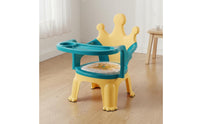 Squeaks When Seated Crown Backrest Squeaky Chair Rounded Corner Design Feeding Seat Ergonomic Back Support Kids Furniture Stable and Sturdy for Kindergarten