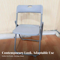 Foldable snow Folding Chair Simple Design snow foldable Chair Space-Saving occasion seating Lightweight for Party Hosts, Facility Managers, Banquets, Conferences, Weddings, Parties