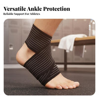 Adjustable Ankle Brace Breathable Material Compression Ankle Wrap Versatile Supportive Gear for Fitness Enthusiasts, Women, Basketball, Running, Gym