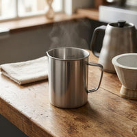 Metal Measuring Cup Smooth Shiny Finish Stainless Steel Measuring Cup Kitchen Tool Corrosion Resistant Easy to Read
