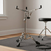 Snare Drum Stand Sturdy and Double Braced Snare Stand Foldable Percussion Accessory for Professionals, Studio Sound Production